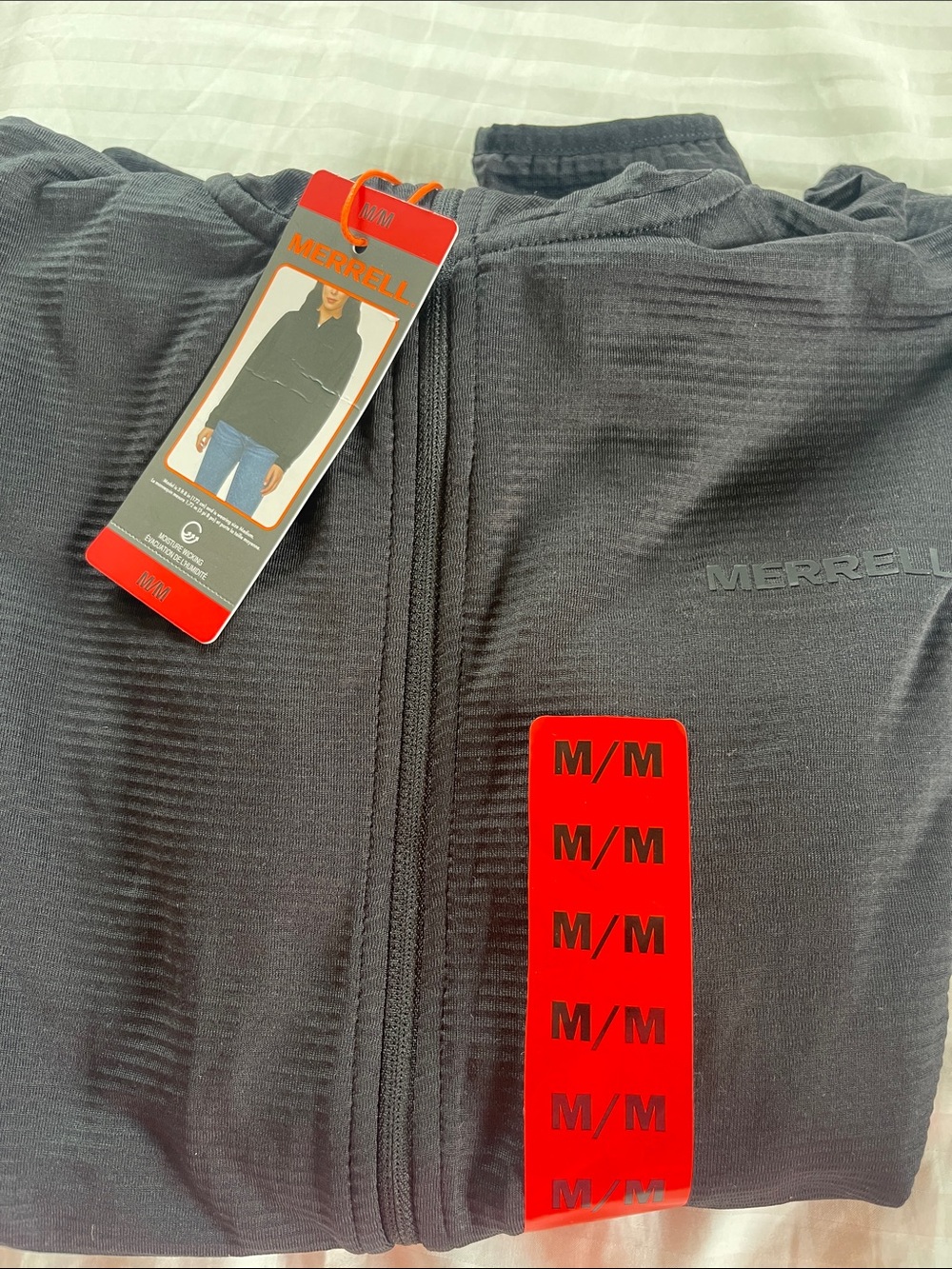 Merrell Black Lightweight Zip Jacket